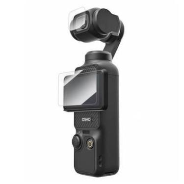 Imagem de Kit De Películas Para Câmera Dji Osmo Pocket 3 Vidro Temperado - Telesin