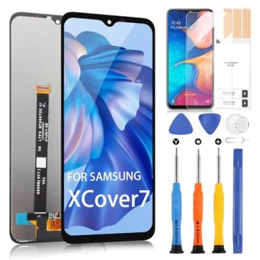Imagem de Tela de substituição TFT para Samsung Galaxy Xcover 7 5G para Galaxy Xcover 7 LCD Touch Screen Digitalizador com ferramentas de reparo SM-G556BU G556B G556BU1 (preto sem moldura)