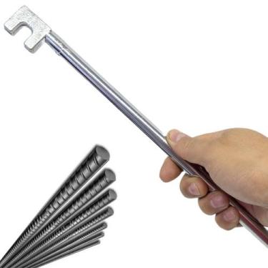 Imagem de Chave Para Dobrar Ferro Vergalhão 1/2 Dupla 12x14mm 50cm Cromada Refor