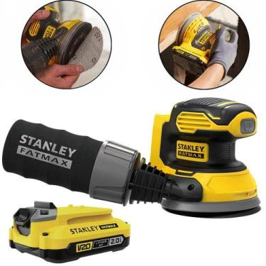 Imagem de Lixadeira Roto Orbital à Bateria 20V 5" Max SCS220-B2 com Bateria 2.0A