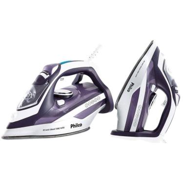 Imagem de Ferro Passar Roupaturbo Vapor Philco Pfe Nano Ceramic 220V