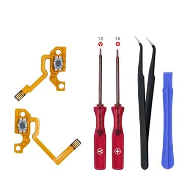 Imagem de Mcbazel Replacement ZR ZL Left Right Sync Button Ribbon Flex Cable Set with Repair Tool Kit Compatible with Nintendo Switch 2 JoyCon Controller (2025)