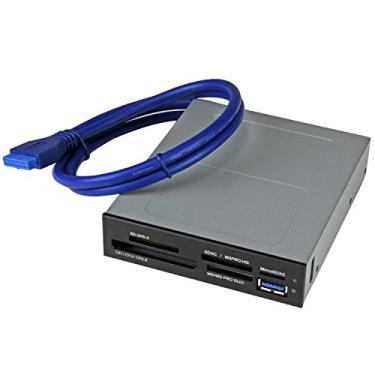 Imagem de Leitor interno de cartão múltiplo StarTech.com USB 3.0 com suporte UHS-II – leitor de cartão de memória SecureDigital/Micro SD/Memory Stick/Compacto Flash, USB 3.0, Preto, Multi-Card