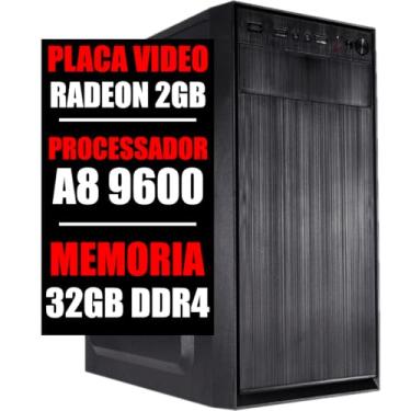 Imagem de Pc Computador Ryzen A8 3.4Ghz, 32Gb Ddr4, Ssd 480Gb (16GB DDR4)