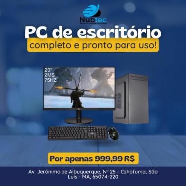 Imagem de PC COMPLETO MONTADO Intel Core i3 - 4GB RAM - HD 1TB - Monitor LED 20"