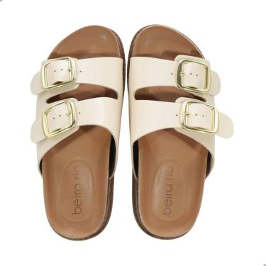 Imagem de Tamanco Feminino Beira Rio Napa Turim Creme