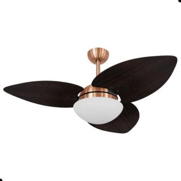 Imagem de Ventilador de Teto Dormamu Cobre 3 Pás Tabaco 127V com Controle
