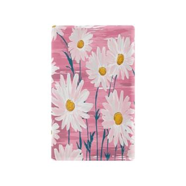 Imagem de Blueangle Placa de parede decoradora de capa em branco, tamanho padrão, margaridas brancas, 1 gangue para quarto de escritório em casa, 4,53 x 2,76 polegadas (56)