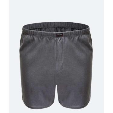 Imagem de Cueca Masculina Samba Canção Básica Underwear-43005, Cinza, P