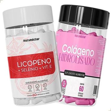 Imagem de Combo De Suplementos Colágeno Hidrolisado + Licopeno 500mg - Natunécta