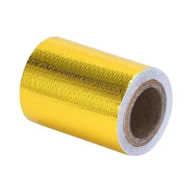 Imagem de Fita Térmica Autoadesiva Dourada De 2 Polegadas, Escudo De Isolamento 