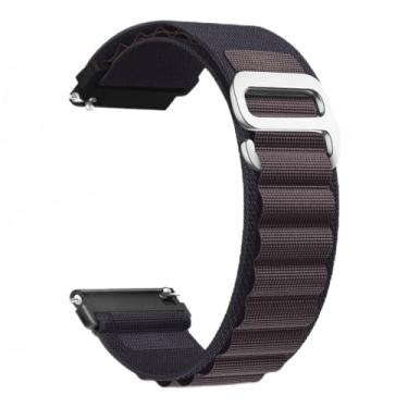 Imagem de Pulseira de nylon compatível com Samsung Galaxy Watch 7/FE/6/5 Pro 4 3/Watch 4 6 Classic/Active/Gear S2 S3 Frontier, pulseira esportiva de 20 mm e 22 mm para Galaxy Watch de 47 mm, 43 mm, 45 mm, 40 mm