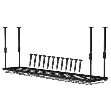 Imagem de Suporte de taça de vinho, suporte de metal para copos de vinho para pendurar com parafusos ajustáveis, suporte para garrafas de vinho para bar de cozinha