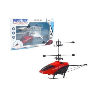 Imagem de Brinquedo De Helicóptero Voador Por Indução Colorido Com Bola De Crist