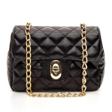 Imagem de Bolsa Feminina Pequena Baby Com Corrente Bordada De Mão - Avilla Bags,