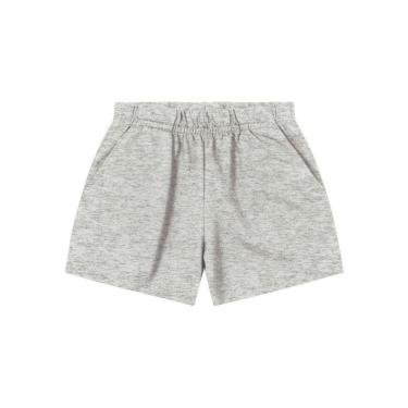 Imagem de Shorts infantil menina em moletinho Brandili -CINZA-Feminino