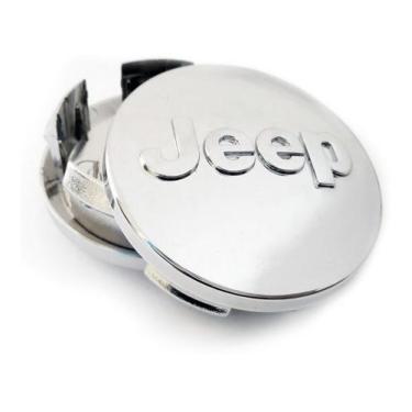Imagem de Calota calotinha Roda Liga Leve Jeep Renegade Compass Cromada 64mm - G