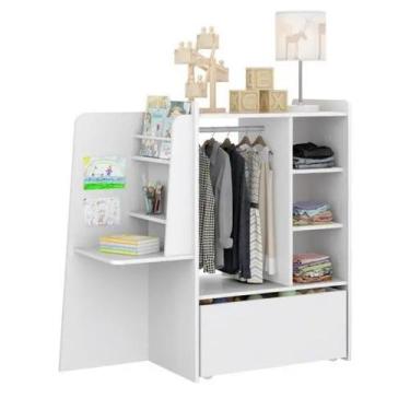 Imagem de Closet Guarda Roupa Infantil Acsa 100% Mdf (quarto Crianças) - WoodCor