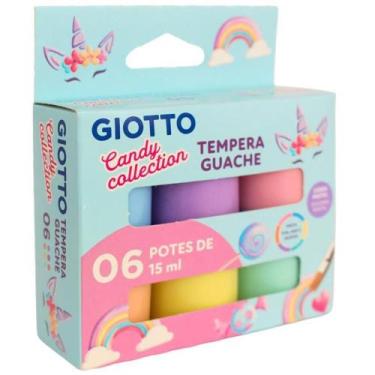 Imagem de Tinta Guache 015ML Giotto CANDY 6 Cores - Canson