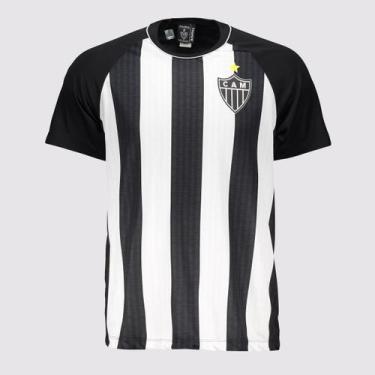 Imagem de Camisa Atlético Mineiro Berro Listrada - Braziline, P