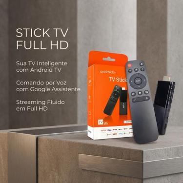 Imagem de Stick TV FHD HDMI Streaming 8GB Android 10 Pleno Suporte a Aplicativos