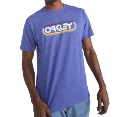 Imagem de Camiseta Oakley Fp Arcade Ss Masculina Azul Marinho