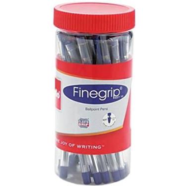 Imagem de Conjunto de canetas esferográficas Cello Finegrip – Pacote com 25 (azul)