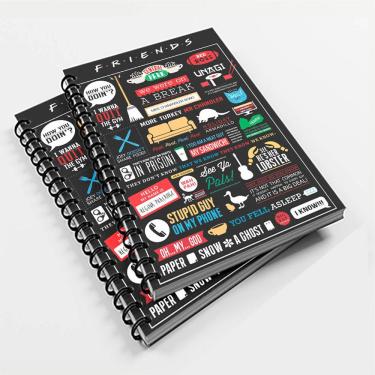 Imagem de Caderno Universitário 10 Mat Serie Friends Mod. 01