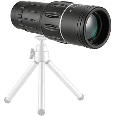 Imagem de Telescópio ultra-monocular portátil HD 16x52 HD, escopo portátil de alta potência de foco duplo para viagens de concertos de observação de pássaros em acampamento
