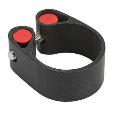 Imagem de Braçadeira de selim de bicicleta de montanha, braçadeira de selim de bicicleta de corte CNC finamente polida, grande área oca para ciclismo (27,2 mm)