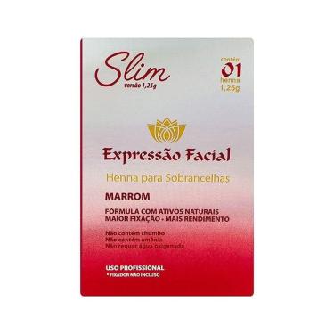 Imagem de Henna Para Sobrancelha Expressão Facial Slim Marrom