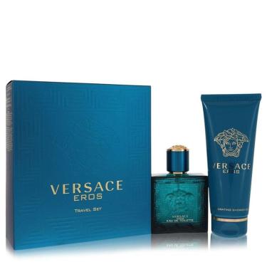 Imagem de Conjunto de presentes Perfume Versace Eros para homens - 50 ml EDT + 100 ml Sho