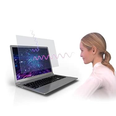 Imagem de Protetor de tela antiluz azul premium e antirreflexo (pacote com 3) para laptop de 13,3 polegadas. Filtre a luz azul que alivia o cansaço visual do computador e ajuda você a dormir melhor