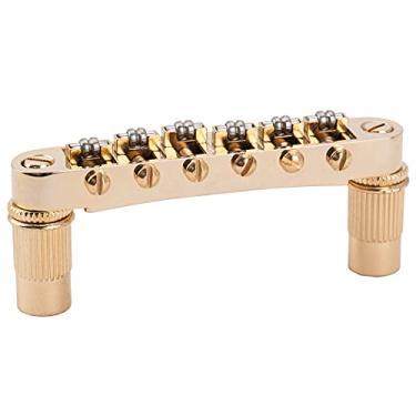 Imagem de Musiclily Pro Roller Carrinhos Tune-o-matic Ponte para Guitarra Epiphone Estilo Les Paul LP SG,Dourada