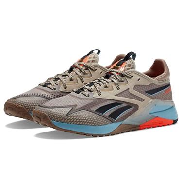Imagem de Reebok Tênis feminino Nano X2 Tr Adventure Cross Trainer, Bege moderno/acinzentado/laranja flare, 7