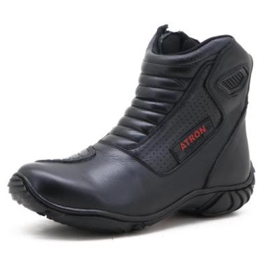 Imagem de Bota Motociclista Semi-ipermeável AS-SPIRIT Atron Shoes - 410 - Preto,