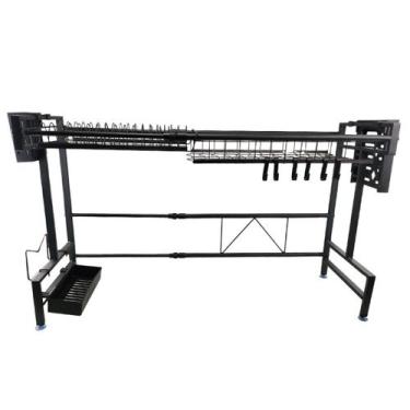 Imagem de Cozinha Modular Escorredor Organizador Suspenso Ajustavel Bancada Pia 