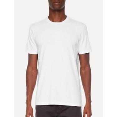 Imagem de Camiseta Ellus Masculina Cotton Fine Timeless Classic Branca-Masculino