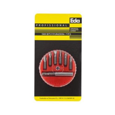 Imagem de Bits Furadeira Jg 07Pcs C/Adaptador Blister - EDA