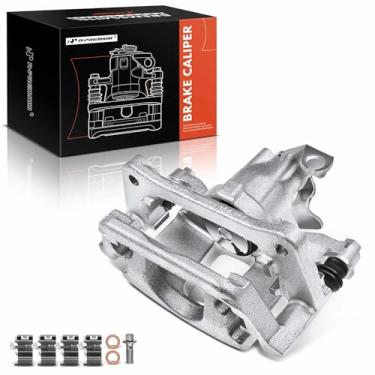 Imagem de A-Premium Conjunto de pinças de freio a disco com suporte compatível com modelos selecionados Chrysler, Dodge, Ram e Volkswagen - Town & Country 2012-2016, Grand Caravan 12-17, C/V 13-15, Routan - Driver traseiro