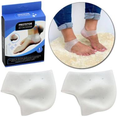 Imagem de Protetor de silicone para calcanhar ( tendao ) com 2 pecas 9x9cm - IMP