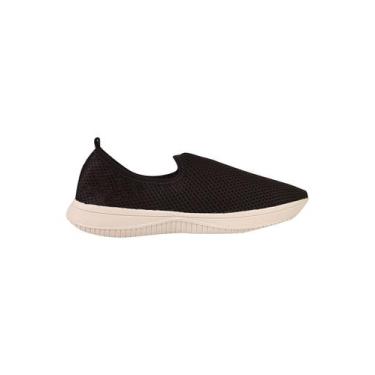Imagem de Sapatilha Tenis Meia Academia Moda Fem Macio - Cazzani, 37, Preto, Fem
