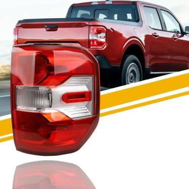 Imagem de Dasbecan Conjunto de luz traseira LED compatível com 2022 2023 2024 Ford Maverick Lariat lanterna traseira lado direito do passageiro NZ6Z-13404-B