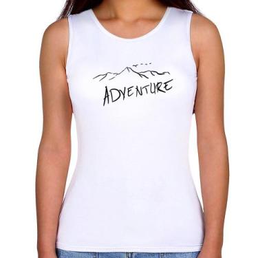 Imagem de Regata Feminina Adventure - Foca na Moda, Branco, G