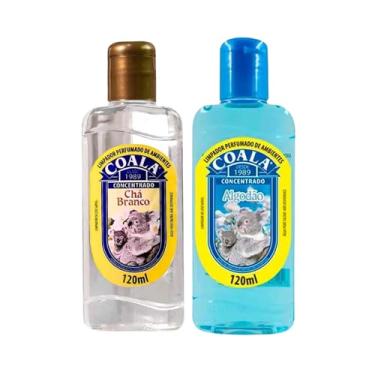 Imagem de Kit de Limpadores Perfumados de Ambientes - Chá Branco e Algodão 120ml cada - Coala Essências - Frescor e Limpeza para Todos os Ambientes