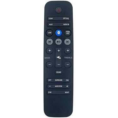 Imagem de 996580002887 Controle remoto de substituição para alto-falante Philips Soundbar HTL3140B HTL3140B/F7 HTL2161B HTL2161B/F7 HTL2163B HTL2163B/F7 HTL3140S HTL3140S/12 HTL31140S/12 HTL3111B HTL 42S 3142S