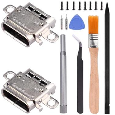 Imagem de IKPEK Substituição de porta de carregamento e sincronização USB-C tipo C para Nintendo Switch OLED Charge Socket