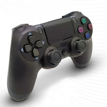 Imagem de Manete Joystick Sem Fio Compátivel Com Playstation 4 Pc E Celular Botões Sensíveis De Alta Precisão