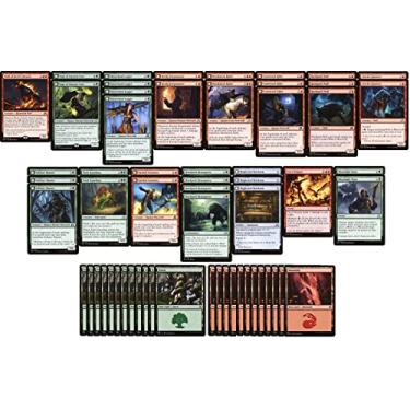 Imagem de Deck de lobisomem verde vermelho - legal moderno - personalizado - Magic The Gathering - MTG - 60 cartas