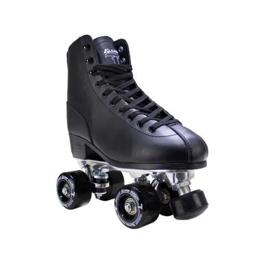 Imagem de Patins Tradicional Quad Klassic Preto Traxart 58mm Par Tamanho 42-43